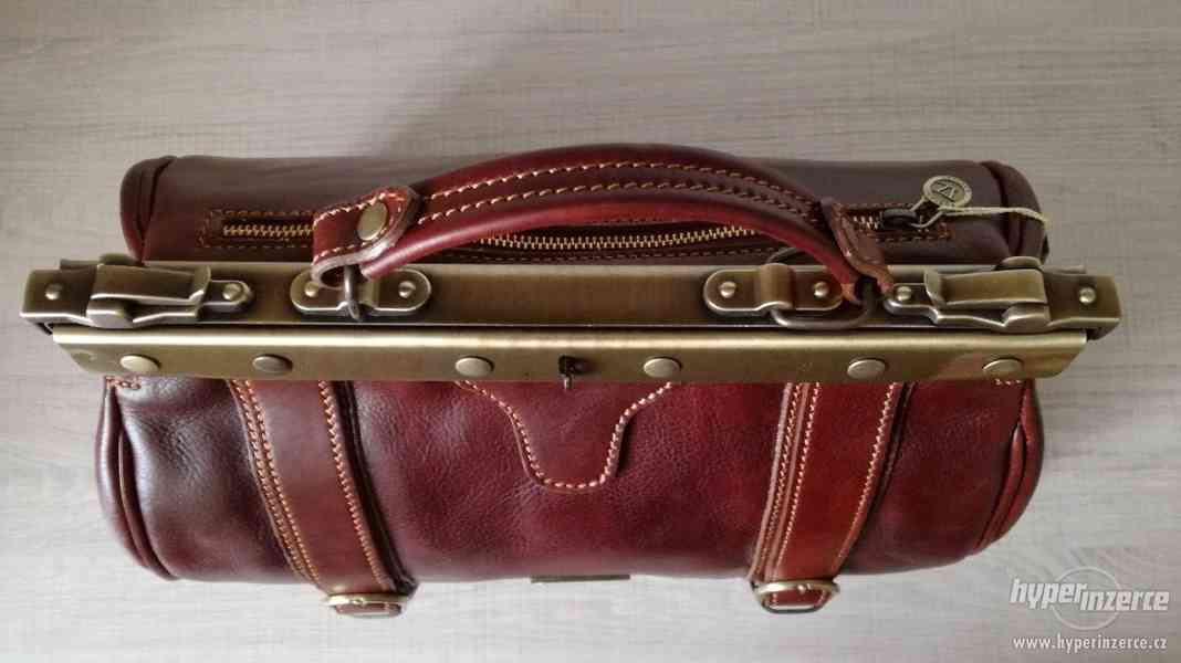Mona-Lisa - Doktorská kožená taška Tuscany Leather - foto 4