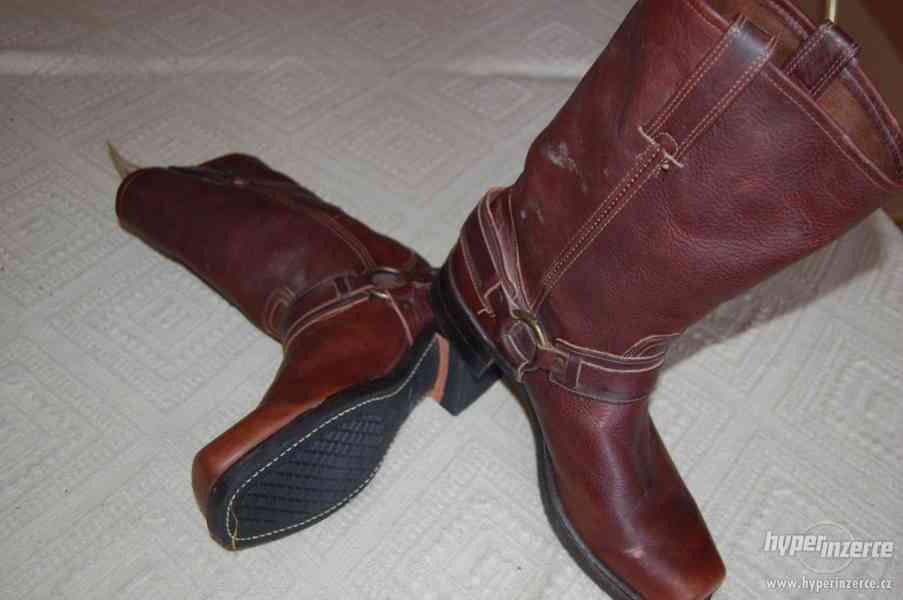 Nové kožené boty z USA - foto 1