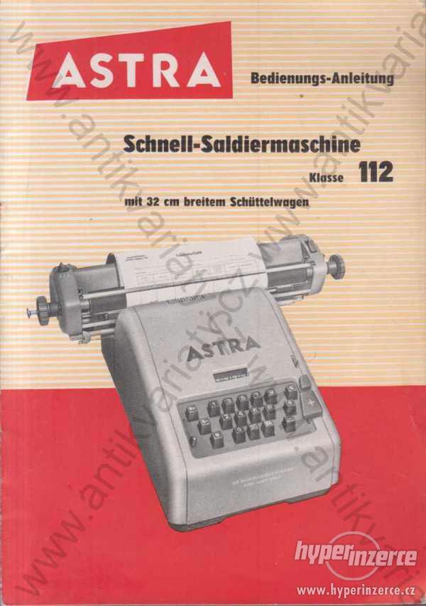 Astra Bedienungs-Anleitung Schnell-Saldiermaschine - foto 1