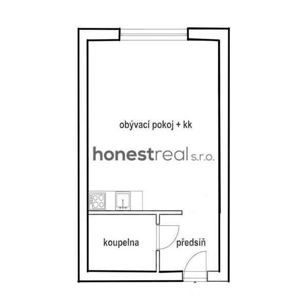 Exkluzivně pronájem 1+kk, Nadační, Brno - Medlánky - foto 24