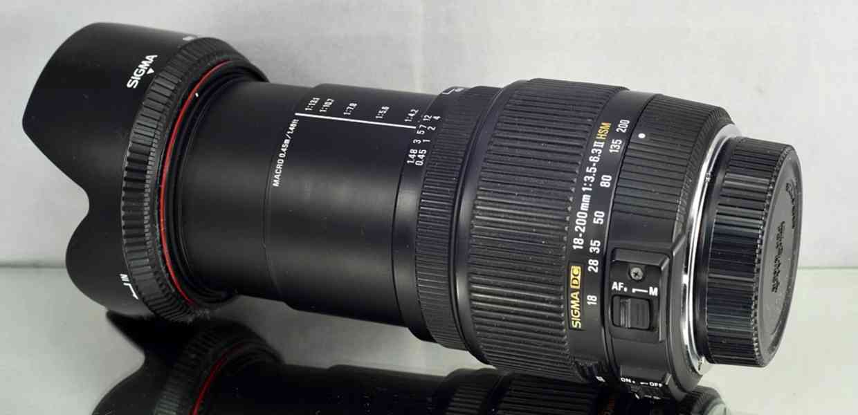 pro Nikon - Sigma DC 18-200mm 1:3.5-6.3 HSM OS II - foto 8