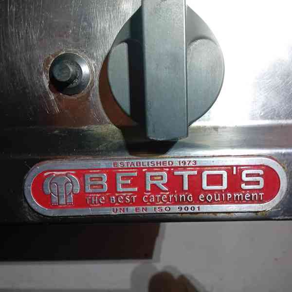 Pečící deska BERTOS 18kW plyn,hládká-rýhovaná - foto 2