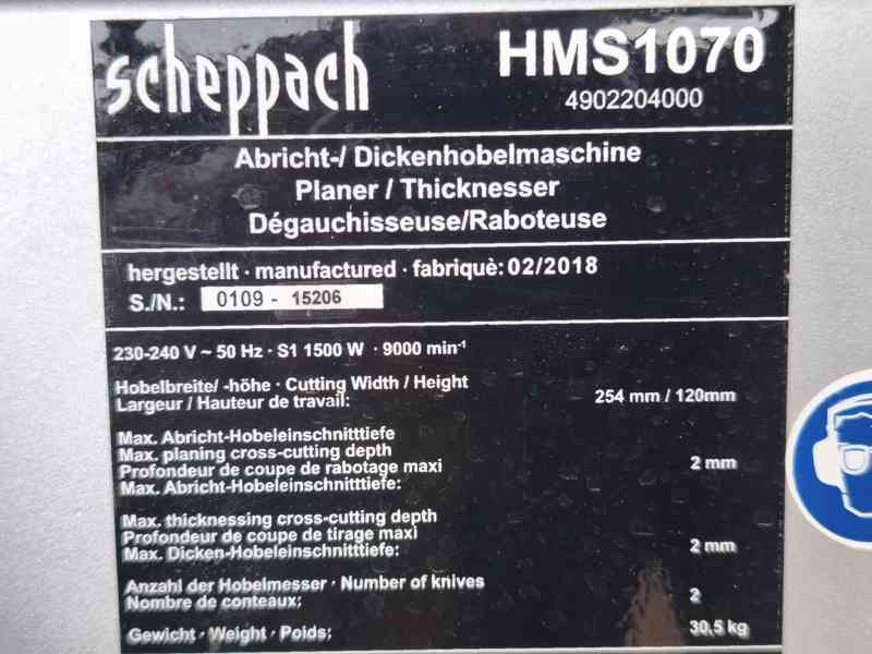 Prodám VELKOU hoblovku s protahem Scheppach HMS 1070 -1500 W - foto 7
