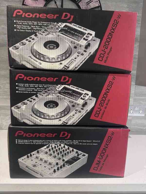 2 x Pioneer CDJ 2000 White + DJM 900W + RMX 1000W + Extra př - foto 6