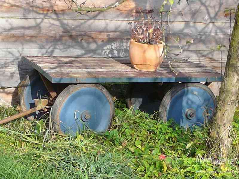 Ocelový Záhradný Vozík - foto 1