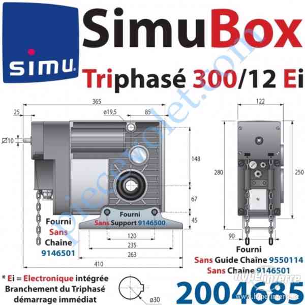 Motor s prevodovkou SIMU BOX 300/12 - foto 1