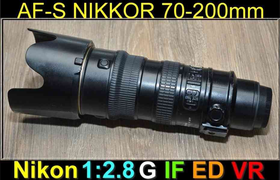 Nikon AF-S Nikkor 70-200mm f/2.8 G IF ED VR *FX - foto 1