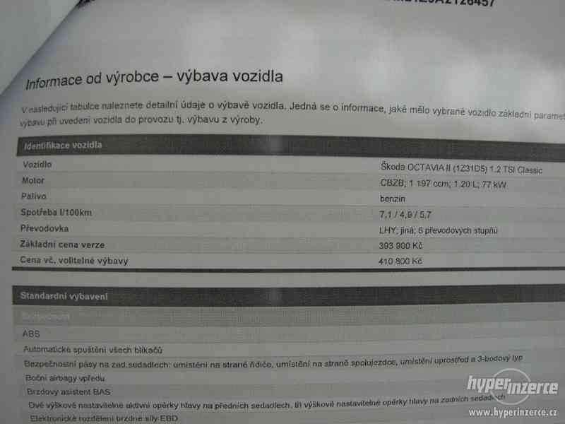 Škoda Octavia 1,2 i (r.v.-2010,1.majitel,serviska) - foto 14