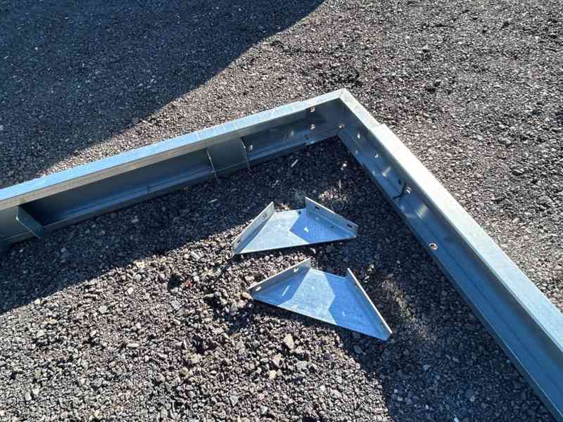 Kontejnerový rám 10x3,3 m, pozinkovaná ocel   - foto 4