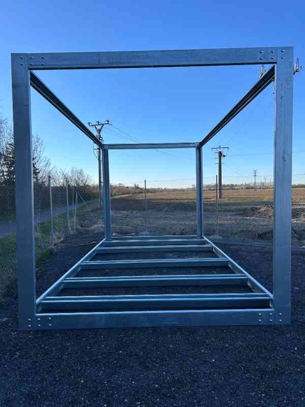 Kontejnerový rám 10x3,3 m, pozinkovaná ocel   - foto 3