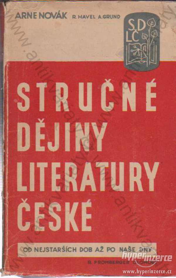 Stručné dějiny literatury české - foto 1