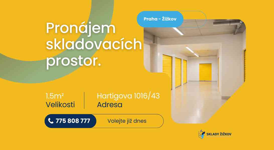 Pronájem skladu 1,5 m² - Praha, Žižkov