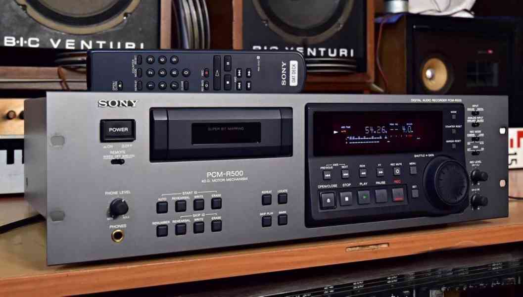 SONY PCM-R500 Digital Audio Recorder - DAT Magnetofon - bazar ...