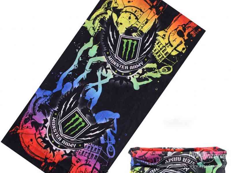 Monster Energy army multifunkční šátek/nákrčník - foto 1