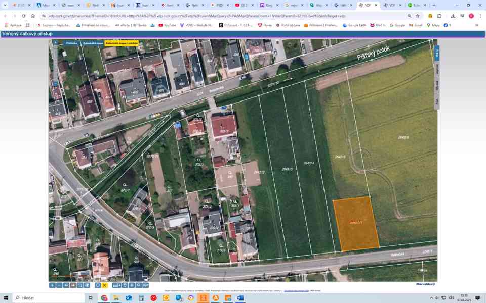 Prodej stavebního pozemku o výměře 910 m2 v k. ú. obce Píšť  - foto 6