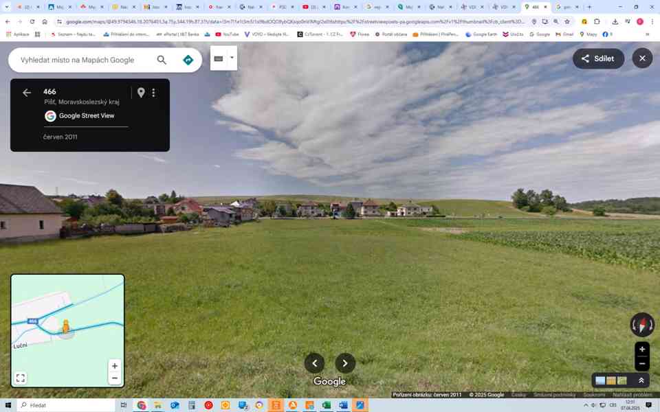 Prodej stavebního pozemku o výměře 910 m2 v k. ú. obce Píšť  - foto 2