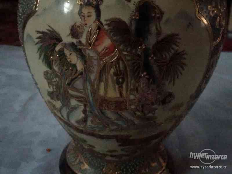Pěkná velká váza - Čínský motiv - foto 2