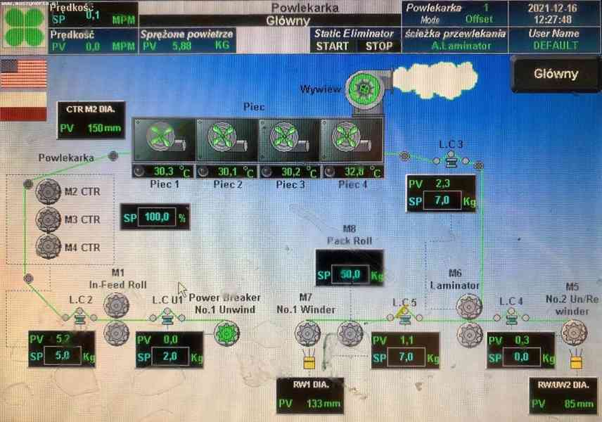  Linka pro nanášení lepidla CROWN MACHINERY R-LTDA - foto 6