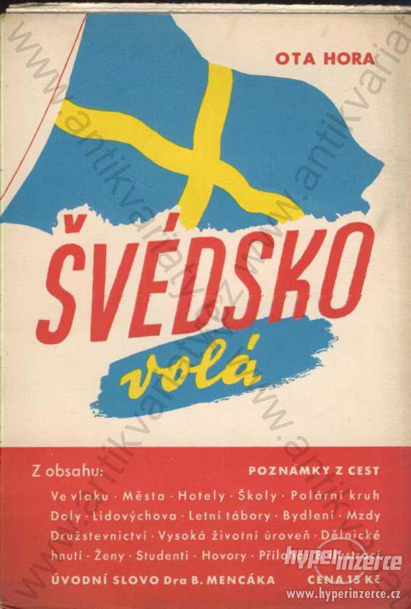 Švédsko volá Ota Hora 1938 Okno do Evropy - foto 1
