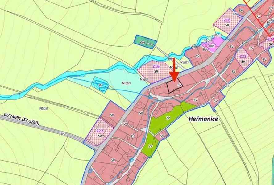 Prodej pozemku pro bydlení, 1789 m² - Žandov - Heřmanice - foto 7