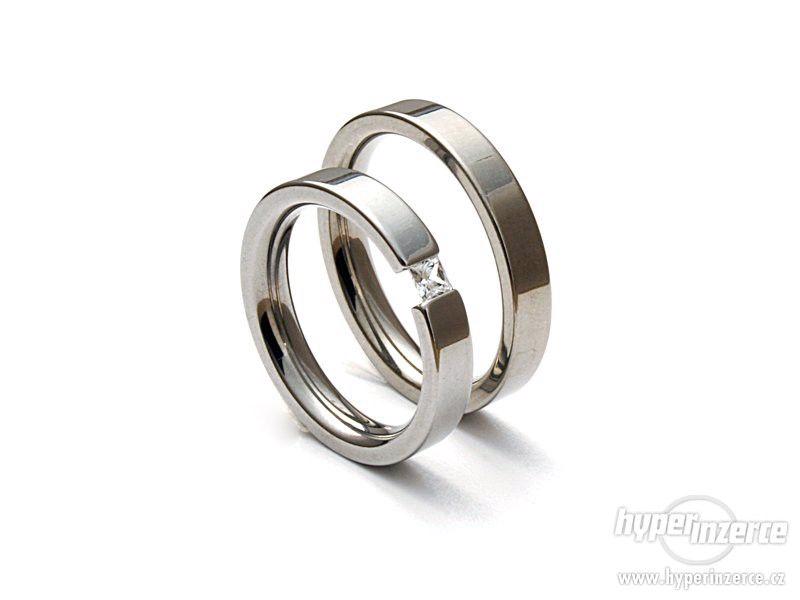 Snubní ocelové prsteny - foto 1