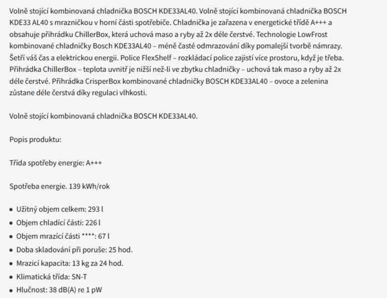 Lednice Bosch - foto 6