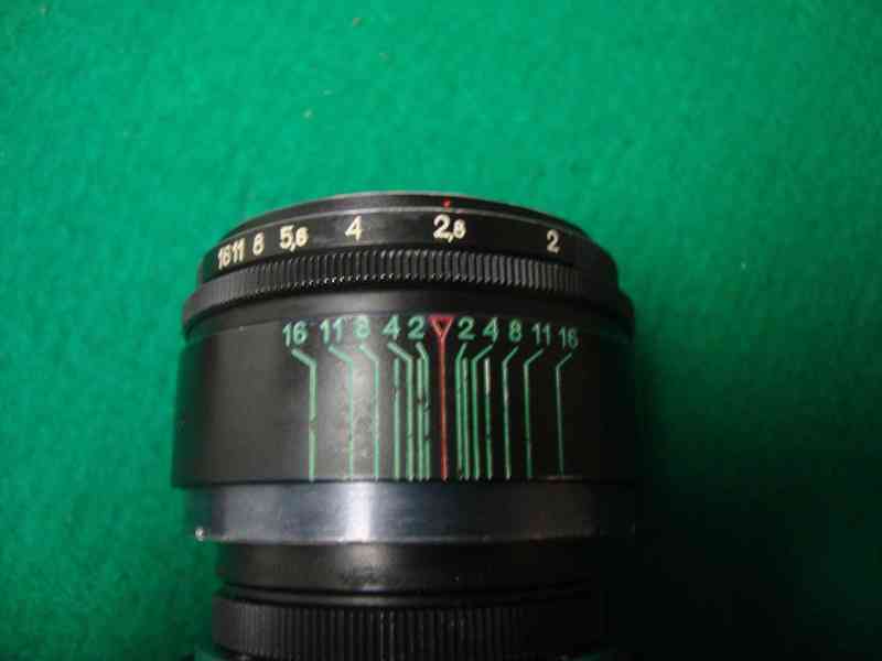 Foto fotoaparát Zenit-E objektiv HELIOS 44-2 2/58MM pouzdro - foto 16
