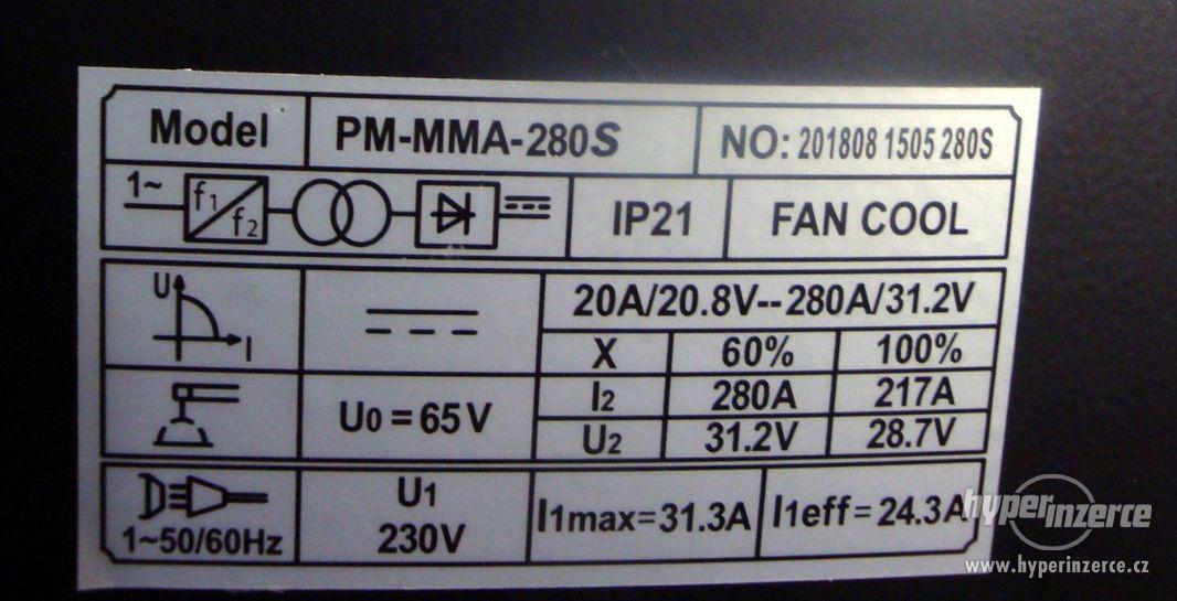 Svářecí invertor PM-MMA-260SM s LCD displejem Nový - foto 8