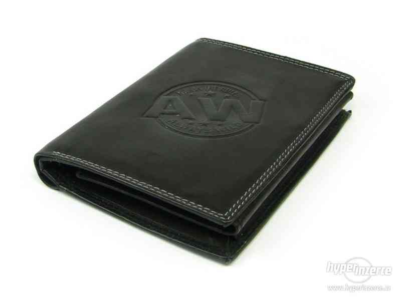 Kožená černá pánská peněženka - foto 2