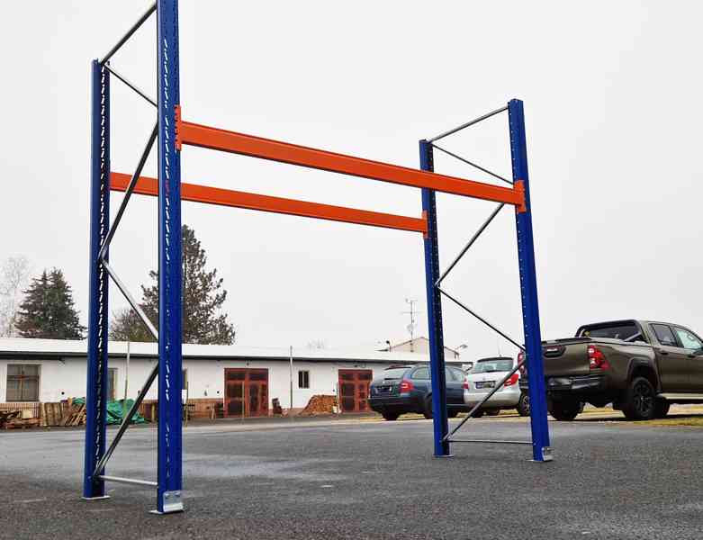 Paletové Regály Proman 1 patro bazar pp použité - foto 3