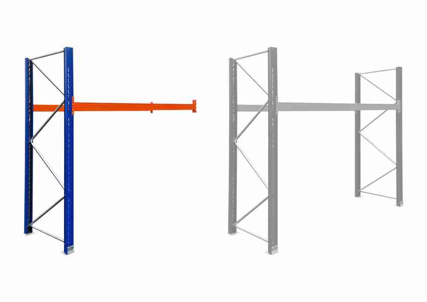 Paletové Regály Proman 1 patro bazar pp použité - foto 5