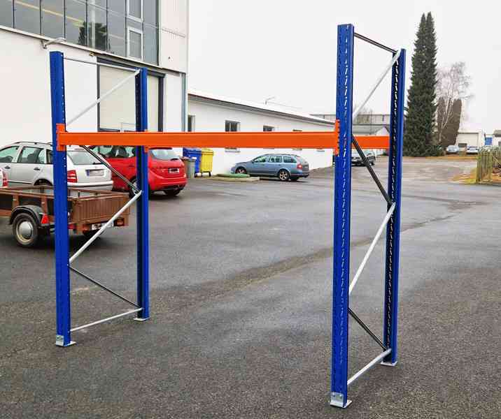 Paletové Regály Proman 1 patro bazar pp použité - foto 2