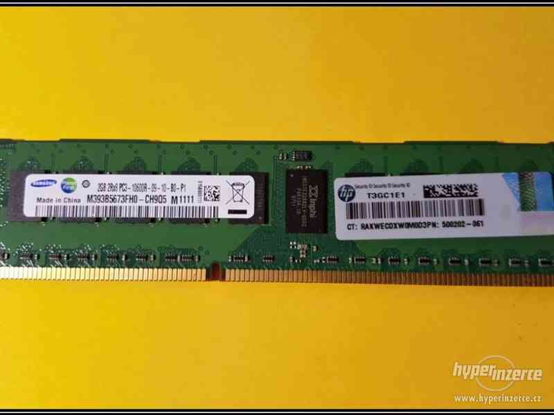 Paměť Samsung 2GB ECC DDR3 PC3-10600R 2Rx8 2CH9Q5 - foto 1