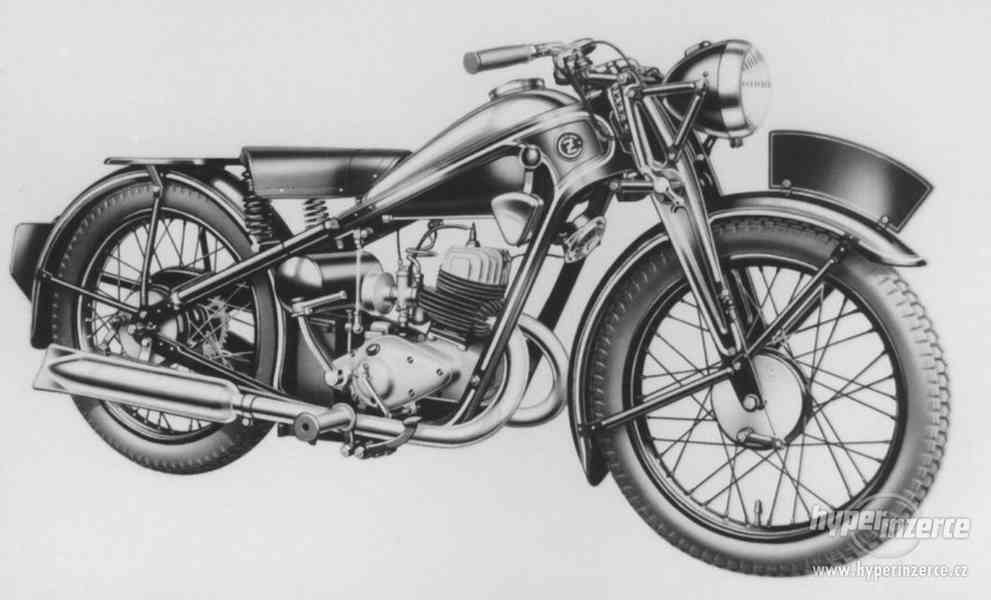 Koupím staré motocykly JAWA/ČZ do r. 1960 - foto 1