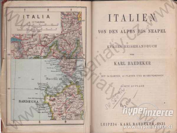 Italien von den Alpen bis Neapel K. Baedeker 1931 - foto 1