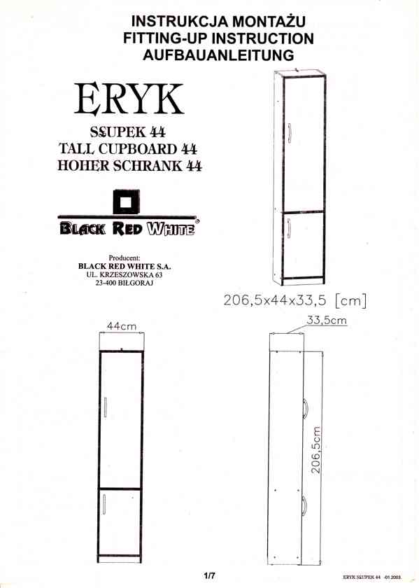 Obývací stěna ERYK – medová olše, šířka 312 cm - foto 6