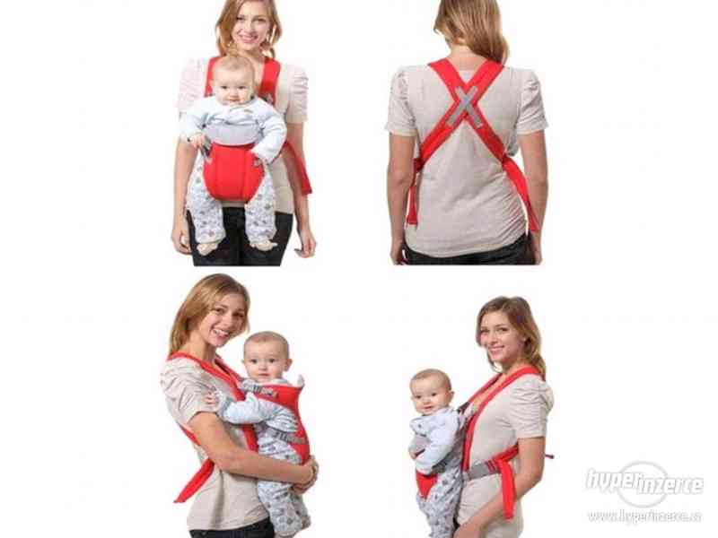 Dětská klokánka/nosítko-přepravní vak na dvě ramena - foto 6