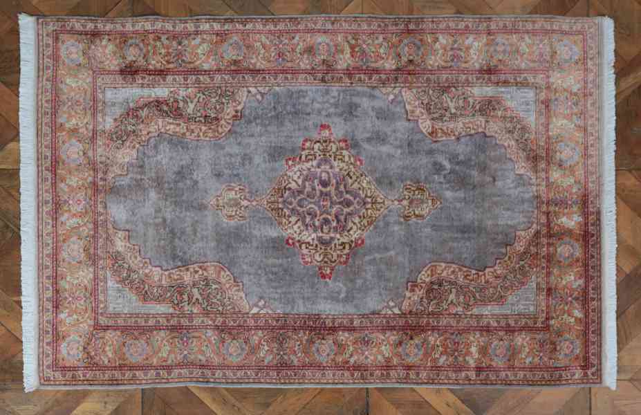 Hedvábný turecký koberec Kayseri 180 X 119 cm - foto 2