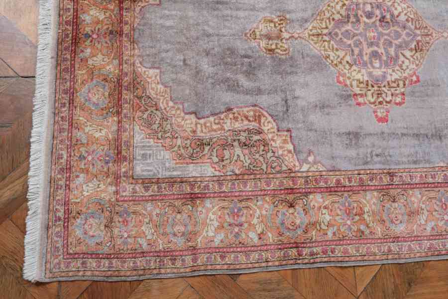 Hedvábný turecký koberec Kayseri 180 X 119 cm - foto 3