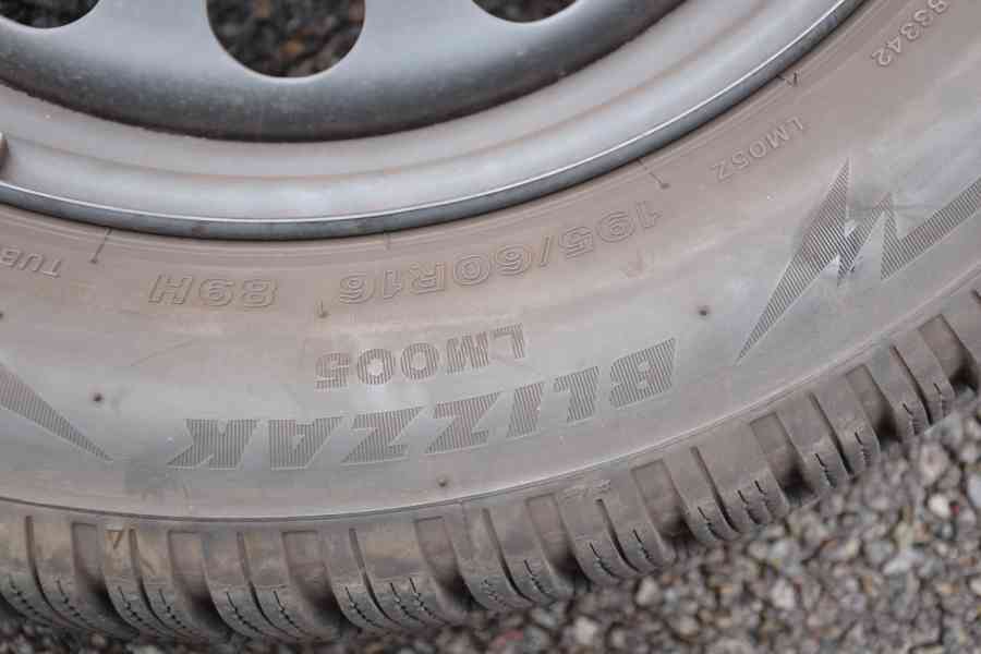 NOVÁ zimní sada Š.Kamiq/Scala+195/60R16 Bridgestone - foto 11
