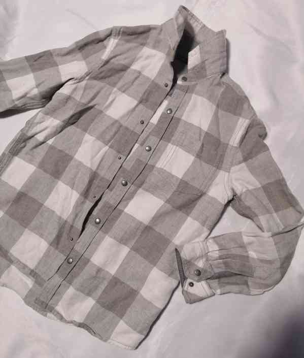 Dětská flanelová košile, vel. 128 - foto 2