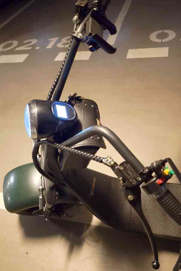 Elektrokoloběžka Leramotors SCOOTERS C1 1000W zelená - foto 3