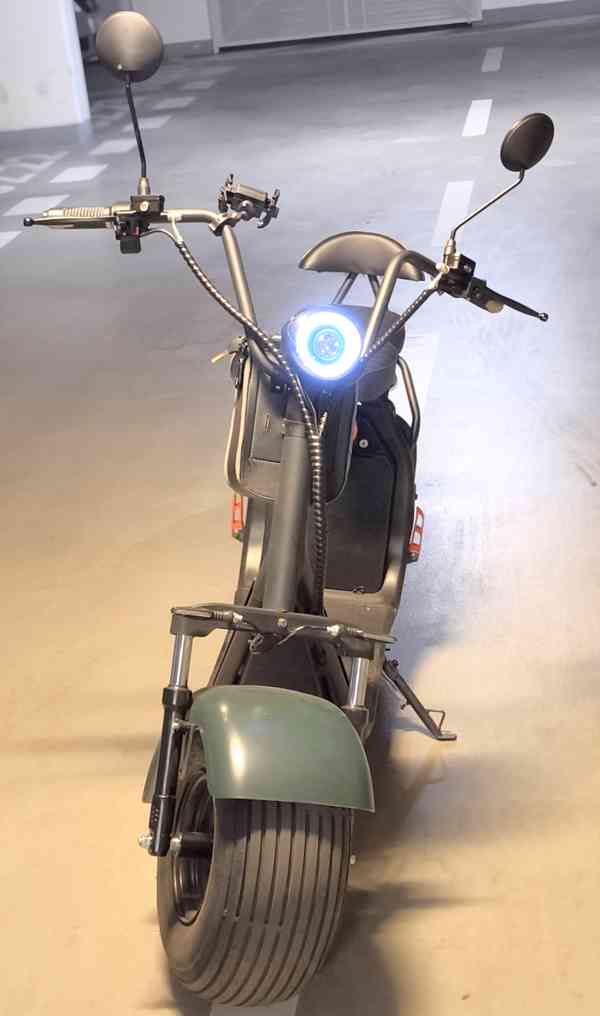 Elektrokoloběžka Leramotors SCOOTERS C1 1000W zelená - foto 2