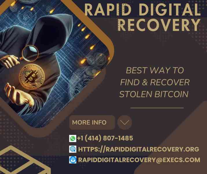 RECLAIM YOUR LOST DIGITAL ASSET-VISIT RAPID DIGITAL RECOVERY - foto 1