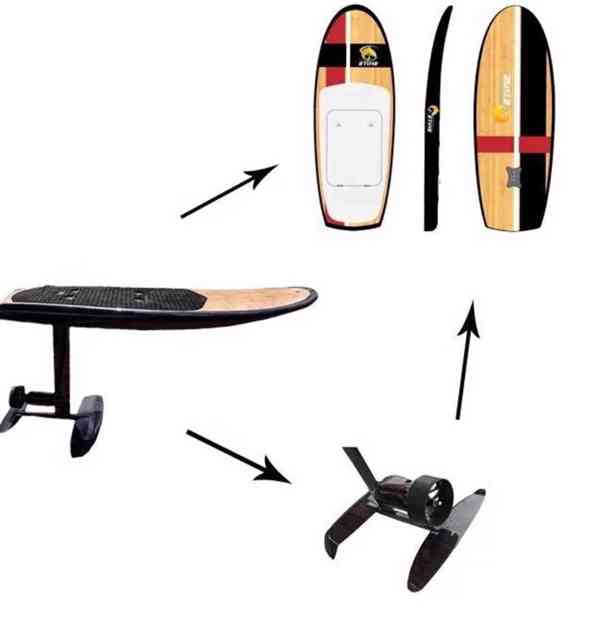 Elektrický Surf na vodu / Surfovanie bez vĺn bez vetra - foto 2