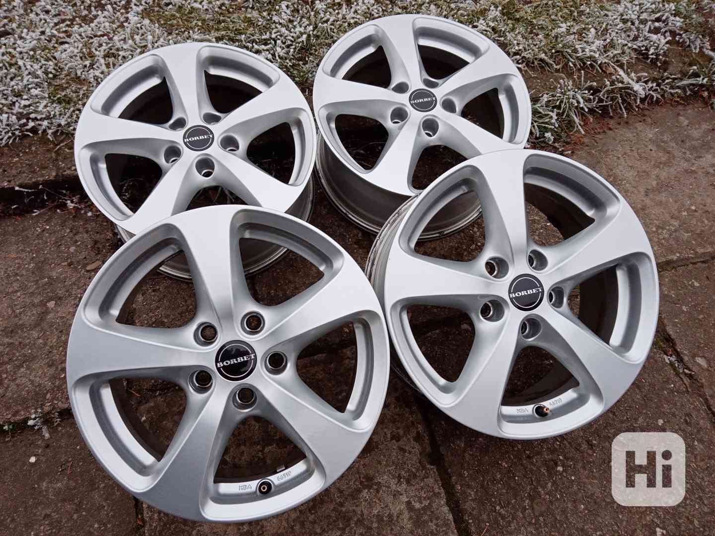 Alu kola BORBET 16ky 5x112 Škoda Vw Seat Audi - dobírka - foto 1