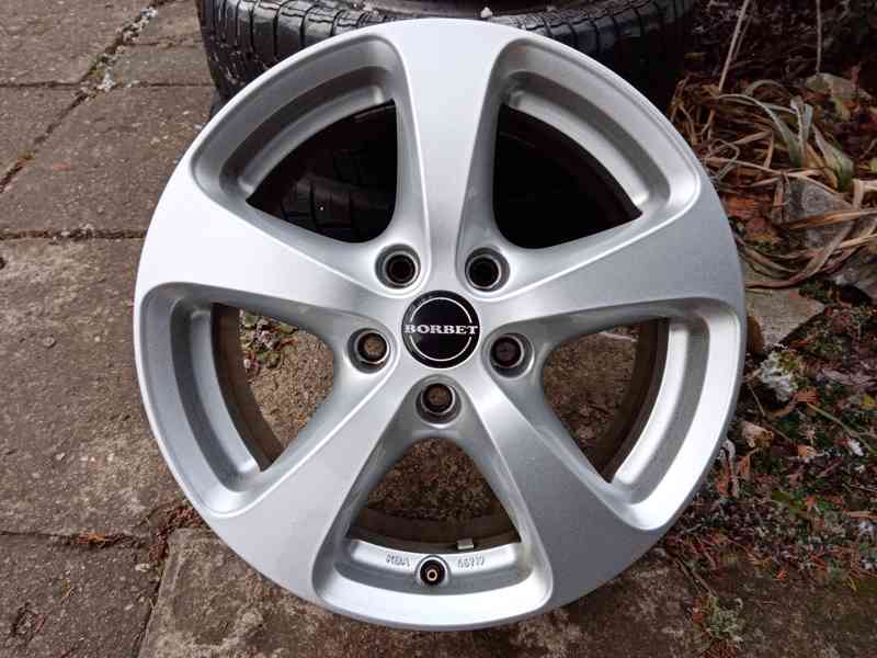 Alu kola BORBET 16ky 5x112 Škoda Vw Seat Audi - dobírka - foto 2