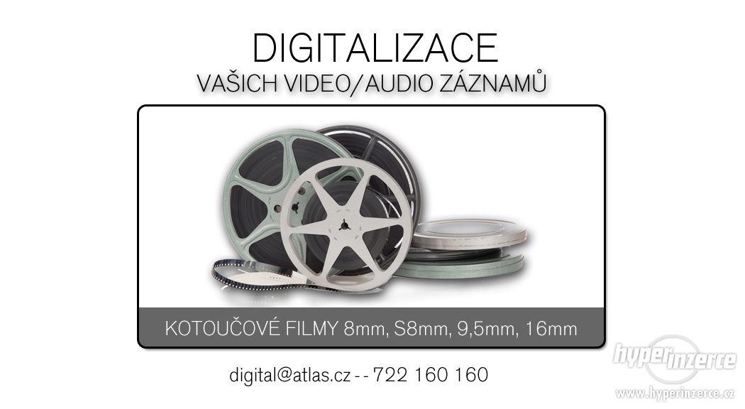 Digitalizace 8mm, S8mm, 9,5mm, 16mm filmů