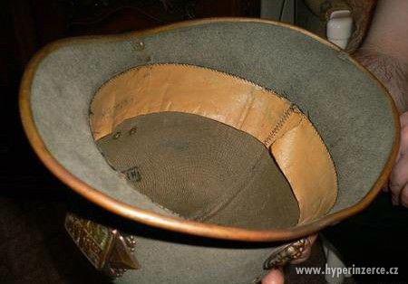 protektorátní četnická přilba originál top stav - foto 3