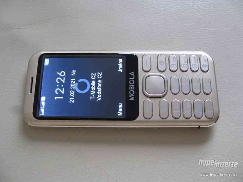 MOBIOLA MB3200 Gold - NOVÝ, plně funkční telefon na dvě SIM - foto 1